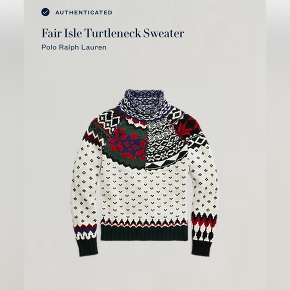 Polo Ralph Lauren Sweaters - Polo Ralph Lauren fair isle turtleneck sweater NWT
